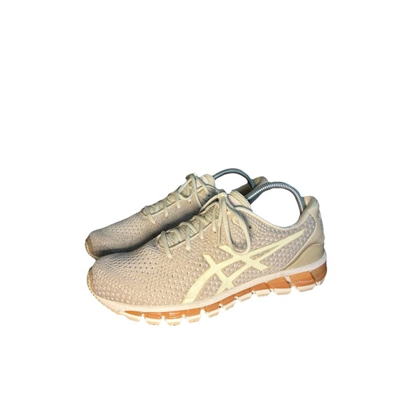 ASICS T890N Gel Quantum 360 Running Shoes Women's 9.5 Lace Up Cream Comfort - Picture 1 of 11